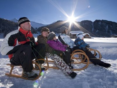 Tobogganing in the Tyrolean Oberland