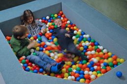 Ball pool in our play room