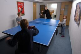 Our table tennis room